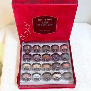 NIB rare bareMinerals Bare Treasures-Collector's Edition-20 Coveted Colors